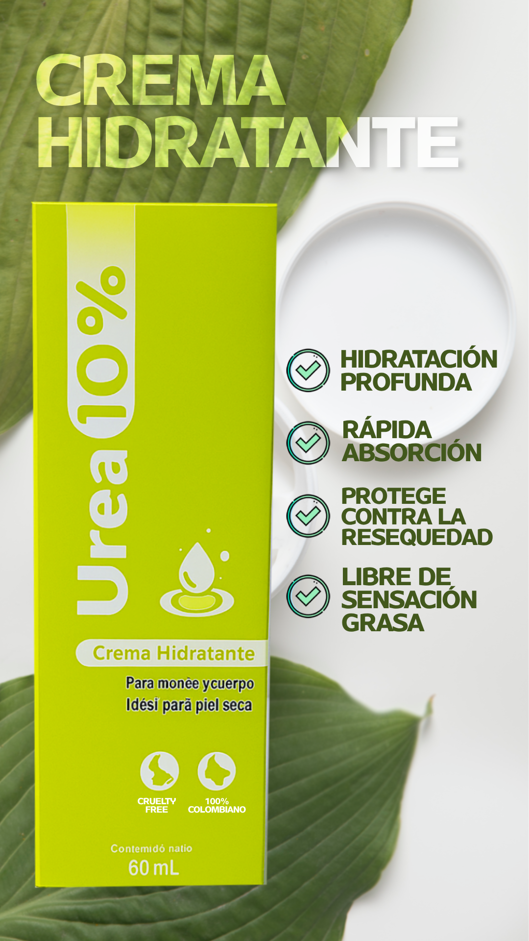 Crema Hidratante Urea 10% - Imagen 2