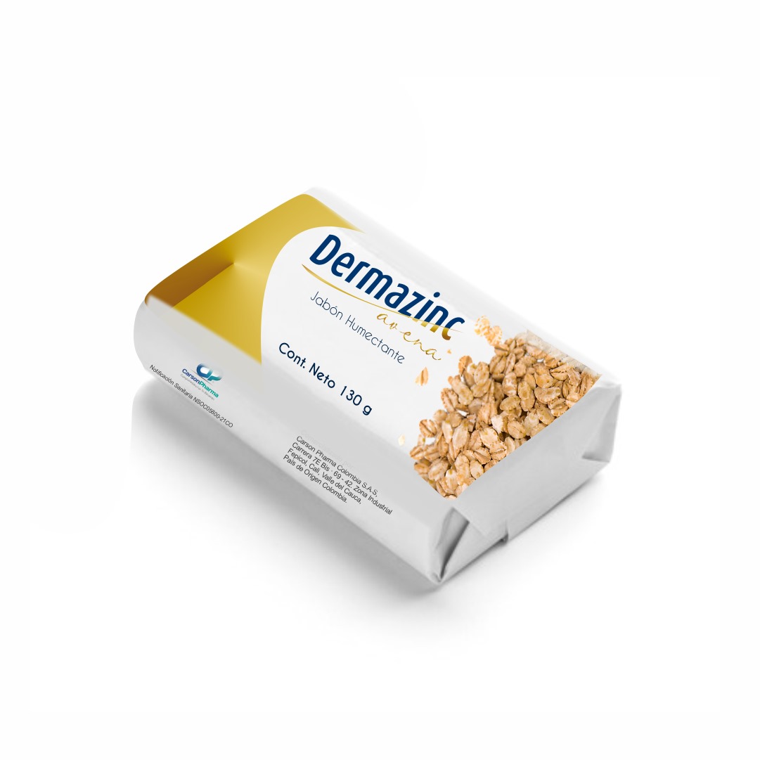 Jabón Dermazinc Avena Barra X 100 G