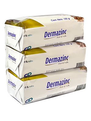 Jabón Dermazinc Avena en Barra x3 und