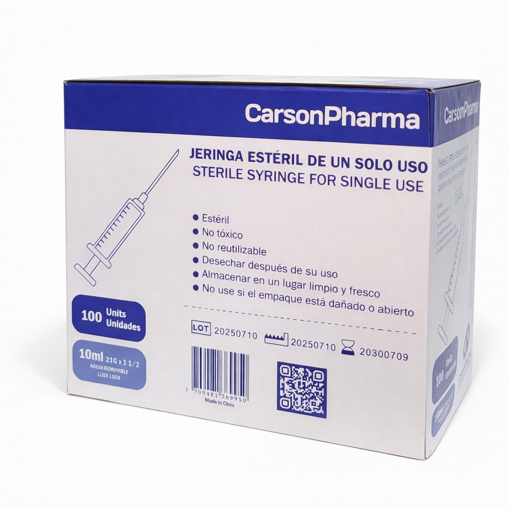 Jeringa Esteril 10mL - CarsonPharma 2