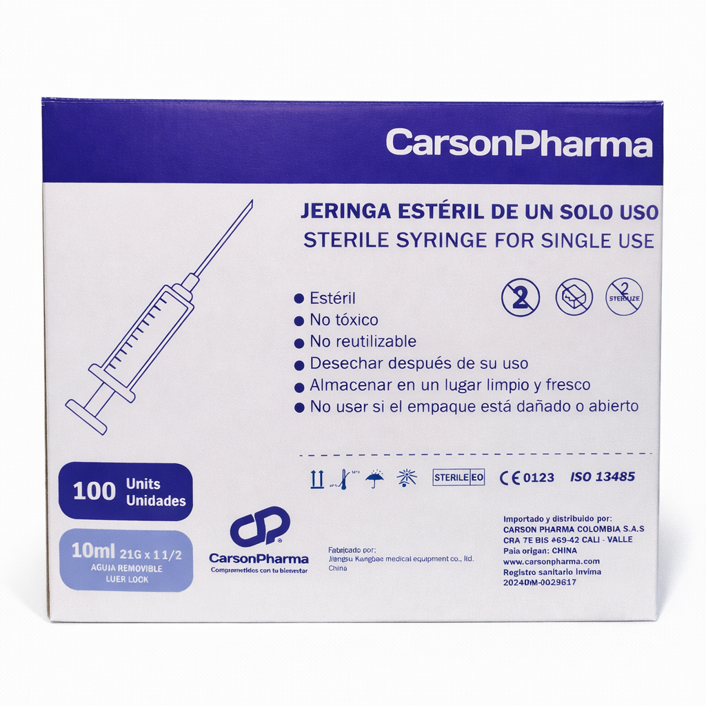 Jeringa Esteril 10mL - CarsonPharma