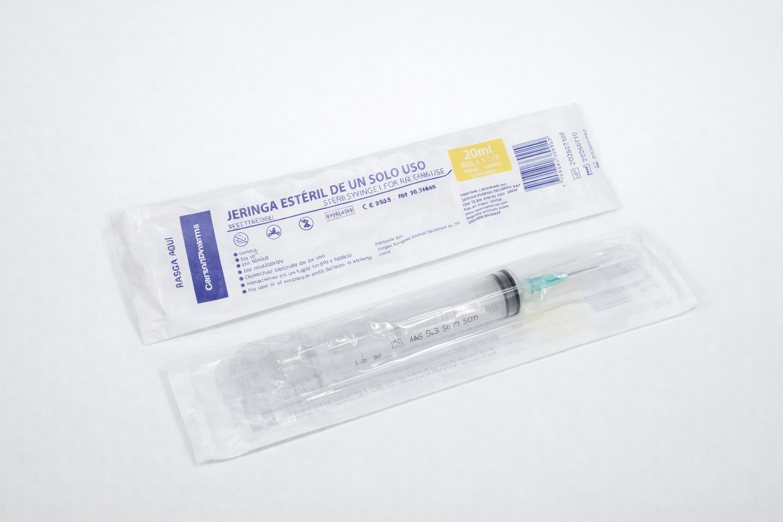 Jeringa Esteril 20mL - CarsonPharma 3