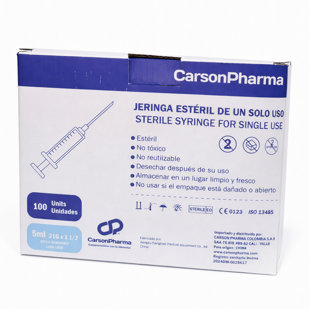 Jeringa Esteril 5mL - CarsonPharma 3