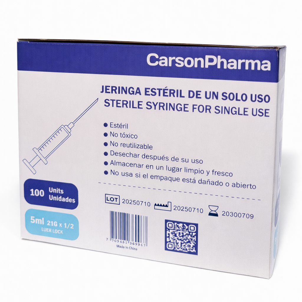 Jeringa Esteril 5mL - CarsonPharma
